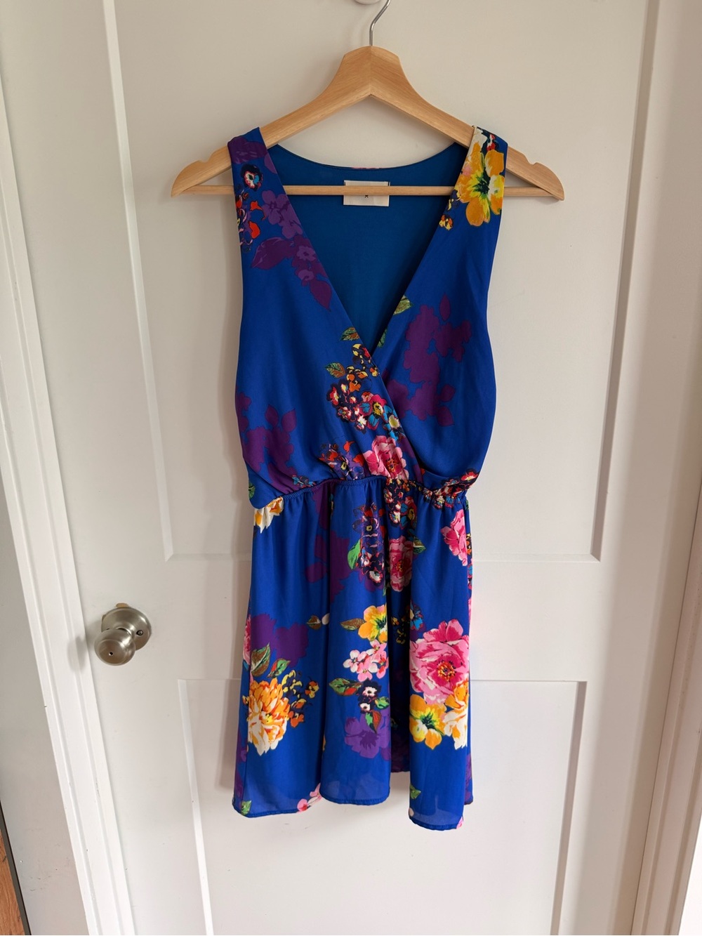 Everly Boutique Brand Cocktail Floral Wrap Dress